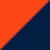 Orange and Navy